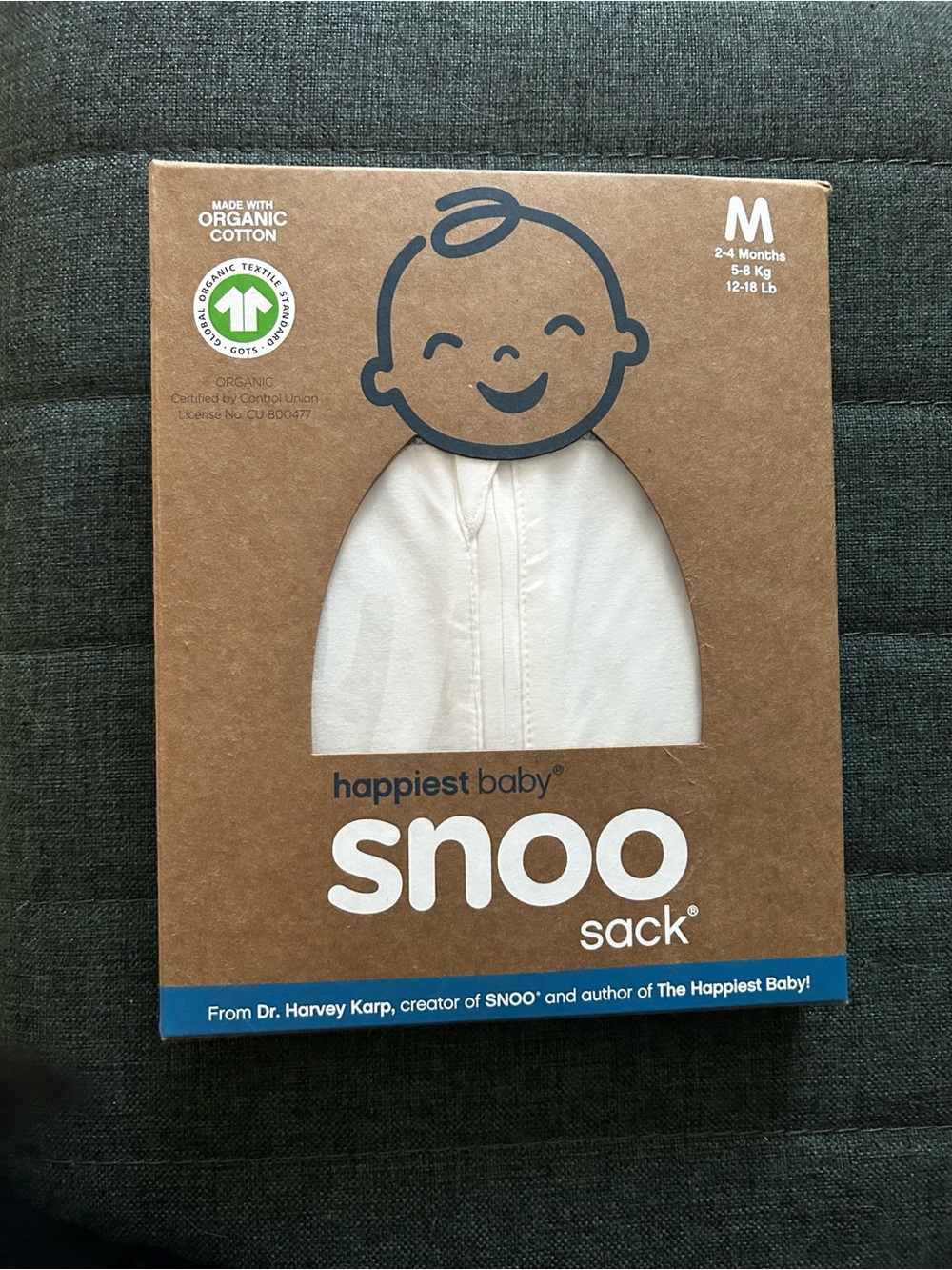 happiest baby Snoo Sack Sleep Sack in Cream - Medium